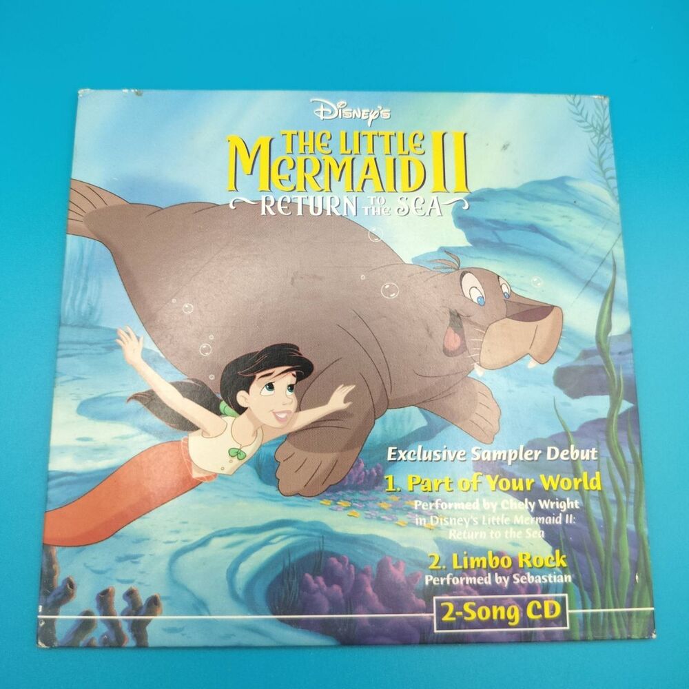 Disney The Little Mermaid II Return to the Sea Promo 2-Song Sampler CD 2000